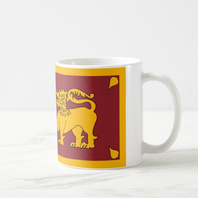 Sri Lanka flag mug (Right)
