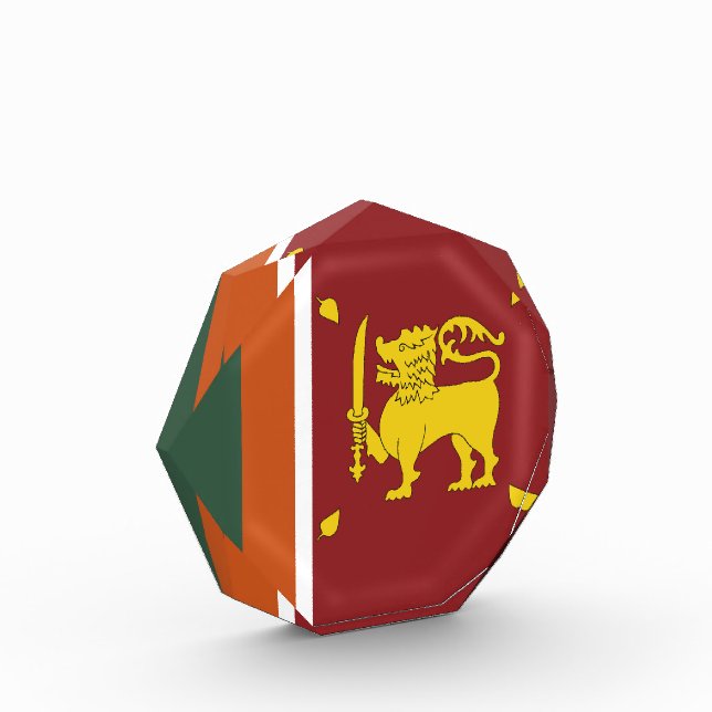 Sri Lanka flag Photo Block (Left)