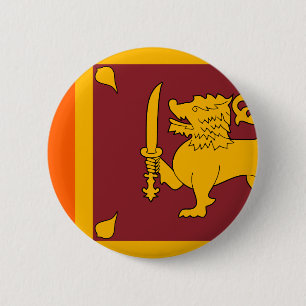 Sri Lanka Flag Pinback Button