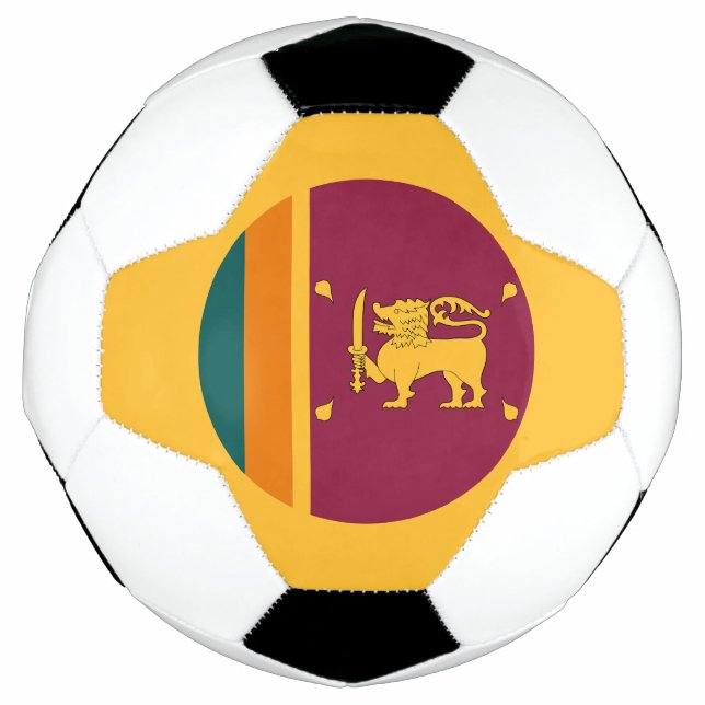 Sri Lanka Flag Soccer Ball (Front)