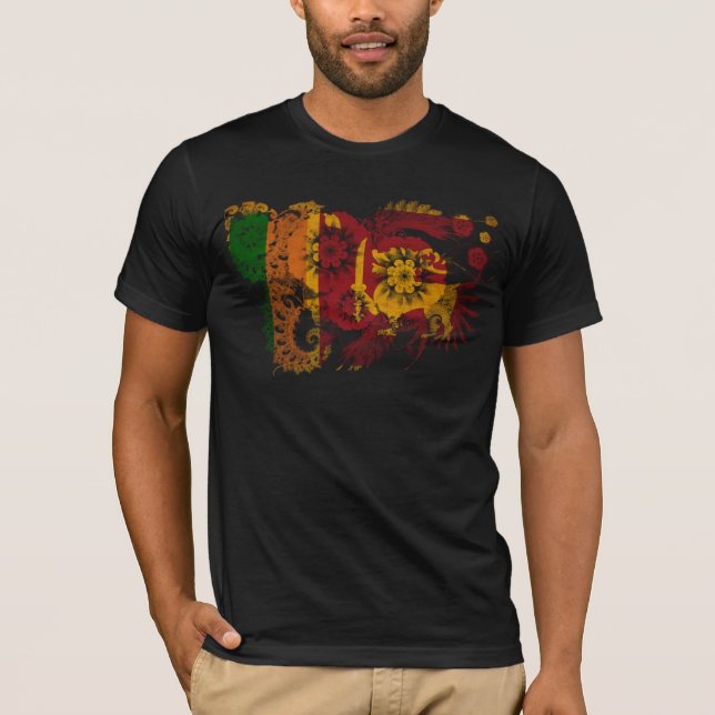 Sri Lanka Flag T-Shirt (Front)