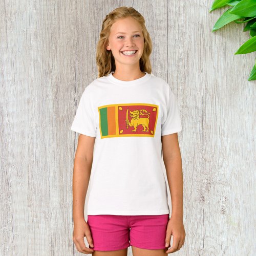 Sri Lanka Flag T_Shirt