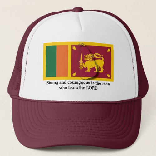 SRI LANKA Flag Trucker Hat