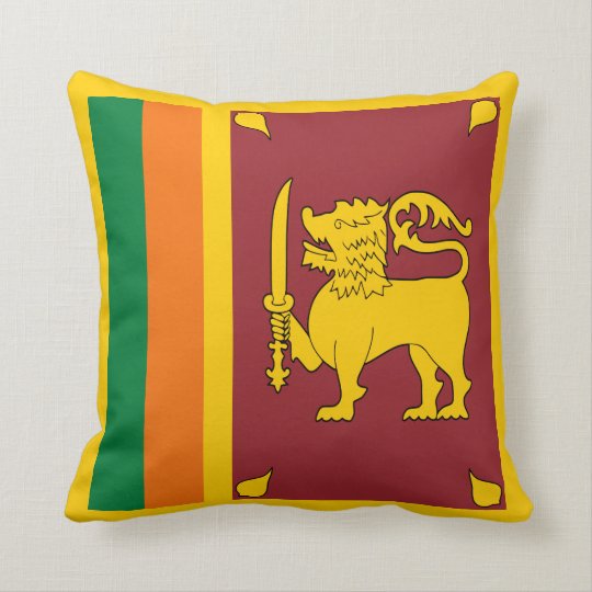 Sri Lanka Flag x Flag Pillow