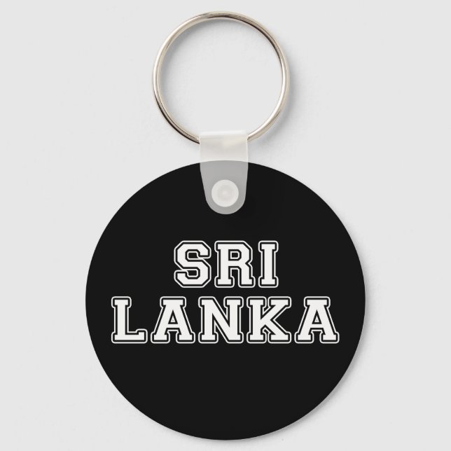 Sri Lanka Keychain (Front)