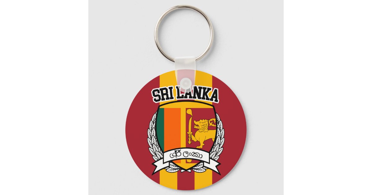 Sri Lanka Keychain Zazzle