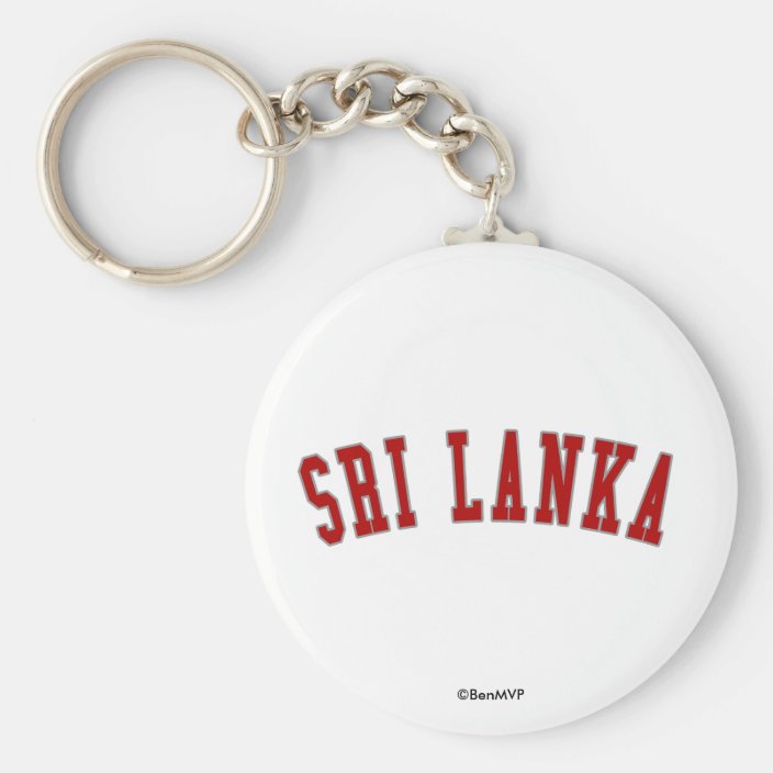 Sri Lanka Keychain