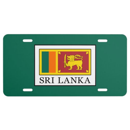Sri Lanka License Plate