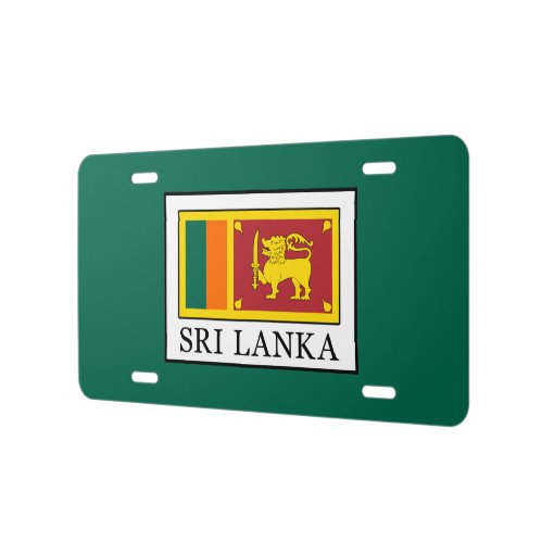 Sri Lanka License Plate Zazzle