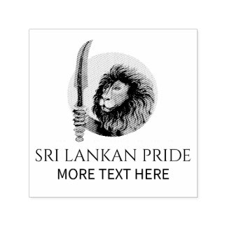 Sri Lanka Lion Self-inking Stamp