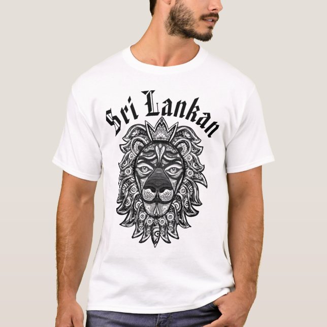 Sri Lanka Lion T-Shirt (Front)
