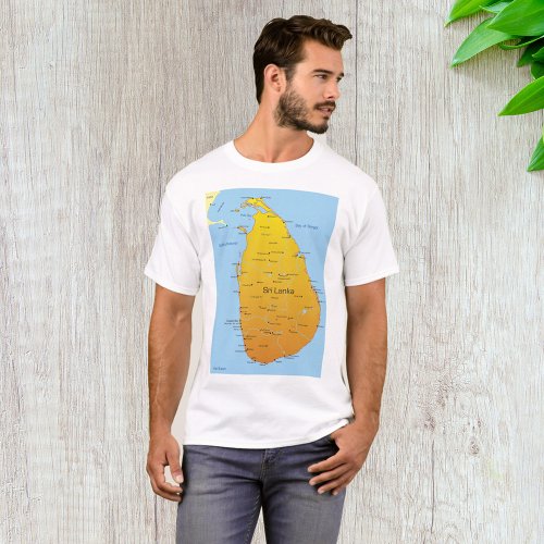 Sri Lanka Map T_Shirt