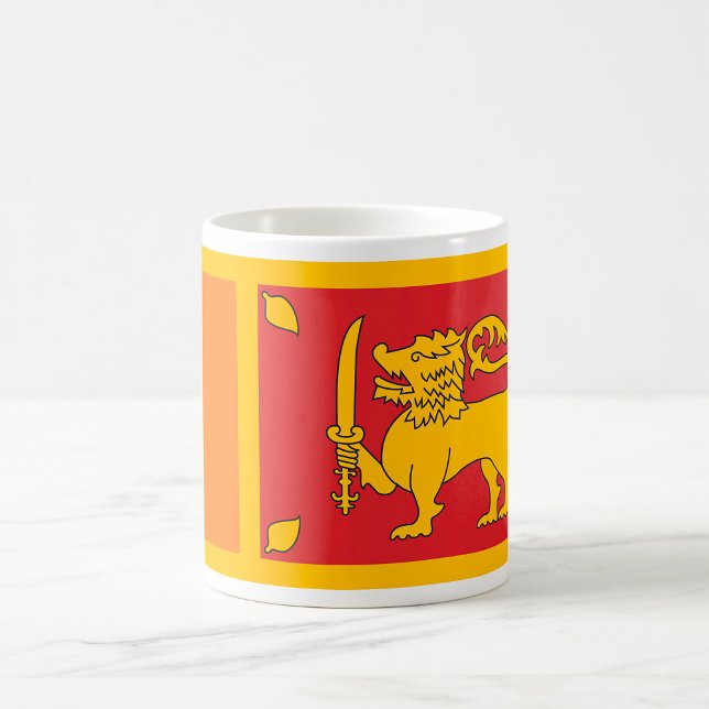 Sri Lanka National Flag Lion Symbol Coffee Mug (Creator Uploaded)