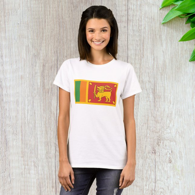 Sri Lanka National Flag Lion Symbol T-Shirt (Creator Uploaded)