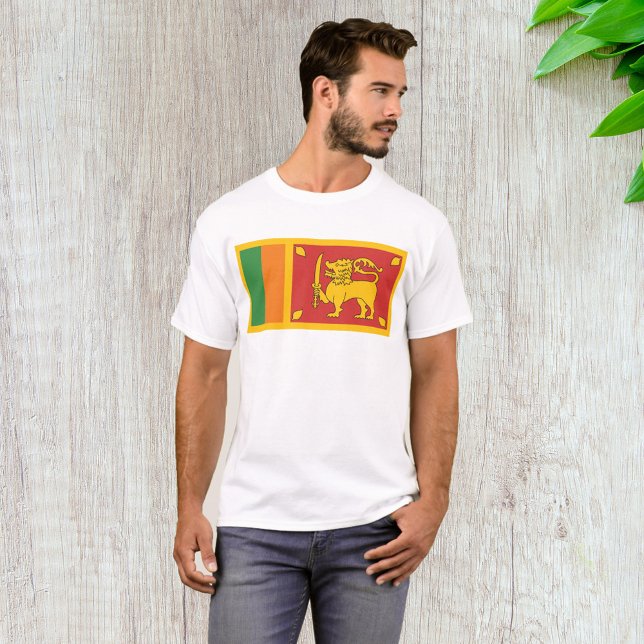 Sri Lanka National Flag Lion Symbol T-Shirt (Creator Uploaded)