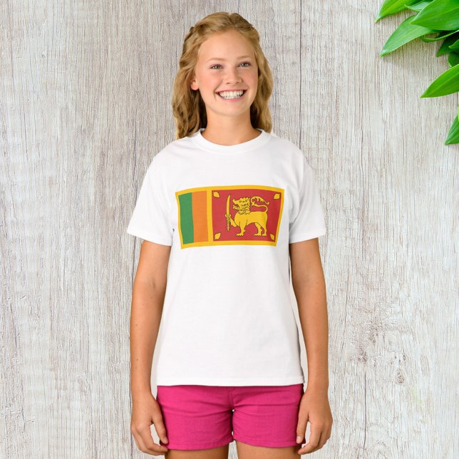 Sri Lanka National Flag Lion Symbol T-Shirt (Creator Uploaded)