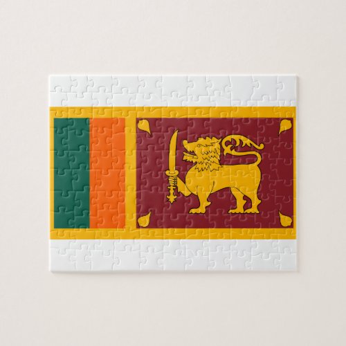 Sri Lanka National World Flag Jigsaw Puzzle