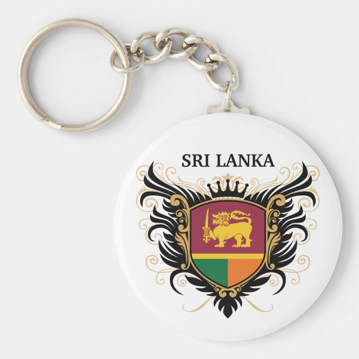 Sri Lanka [personalize] Keychain