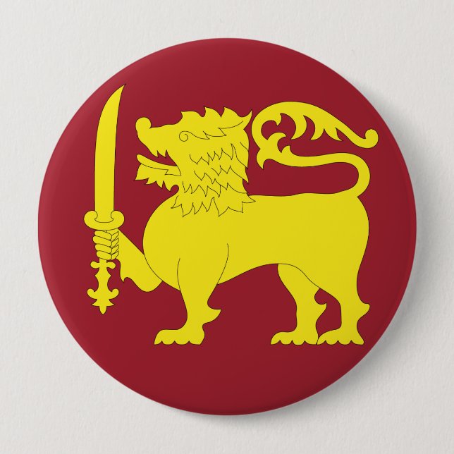 Sri Lanka Pinback Button (Front)
