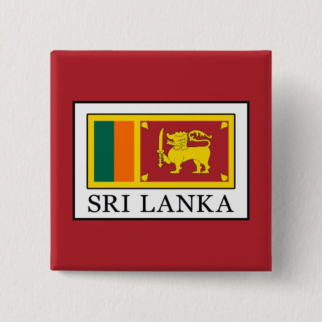 Sri Lanka Pinback Button (Front)