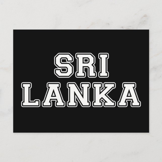 Sri Lanka Postcard (Front)