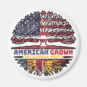 Sri Lanka Sri Lankan US American USA United States Magnet