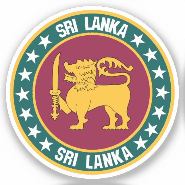 Sri Lanka                                          Sticker (Front)