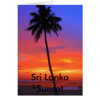 Sri Lanka Sunset Cards