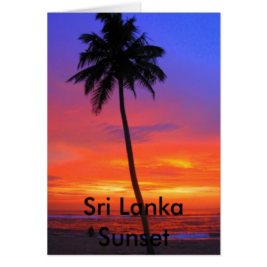 Sri Lanka Sunset Cards (Front)