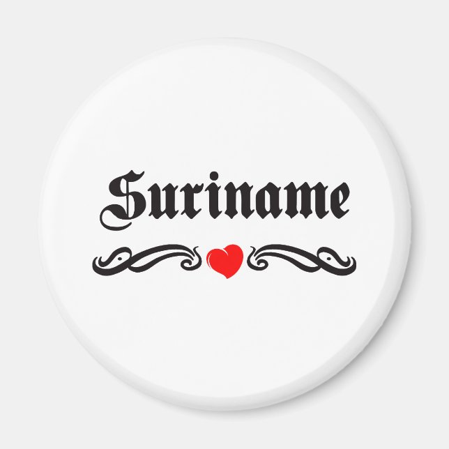 Sri Lanka Tattoo Style Magnet (Front)