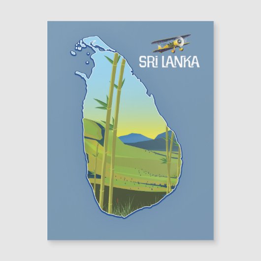 Sri Lanka travel map (Front)