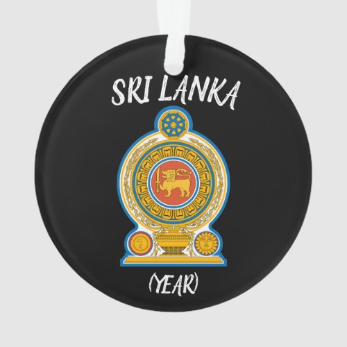 Sri Lanka Trip Christmas Ornament