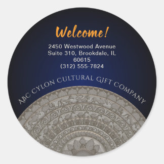 Sri Lanka Welcome Classic Round Sticker