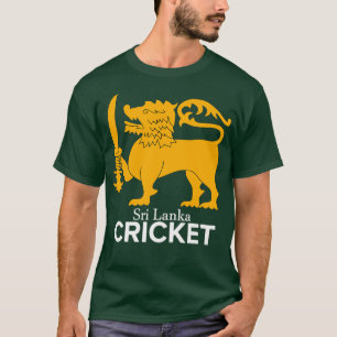 Sri Lankan Cricket Fan Desing T-Shirt