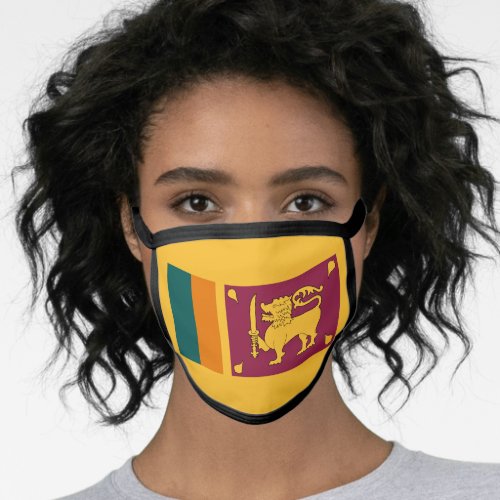 Sri Lankan Flag Face Mask