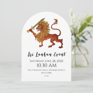 Sri Lankan Pride Invitation