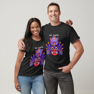 Sri Lankan Traditional Devil Mask T-Shirt