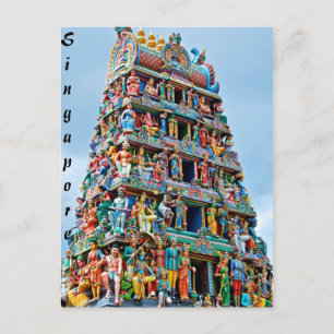 Sri Mariamman Temple Singapore Postcard