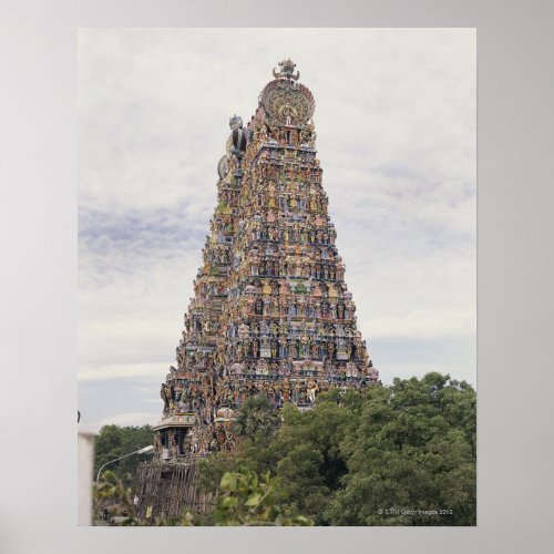 Sri Meenakshi Amman Temple Madurai Tamil Nadu Poster
