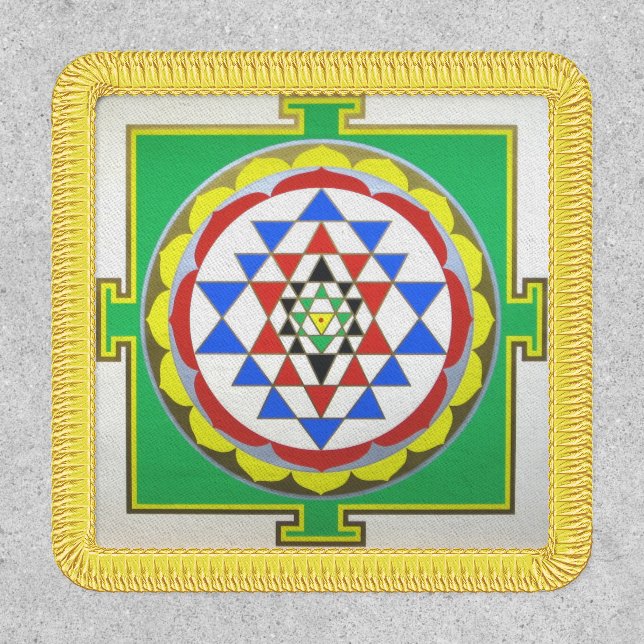 Sri Yantra - Accurate Colors Patch (Front)