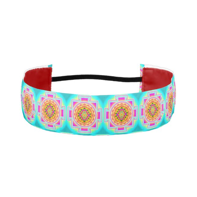 Sri Yantra Athletic Headband (Front)