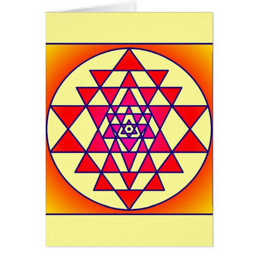 Sri Yantra Cards (Front)