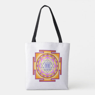 Sri Yantra Chakra Shiva Shakti Navayoni Goddess Tote Bag
