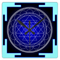 sri yantra clock