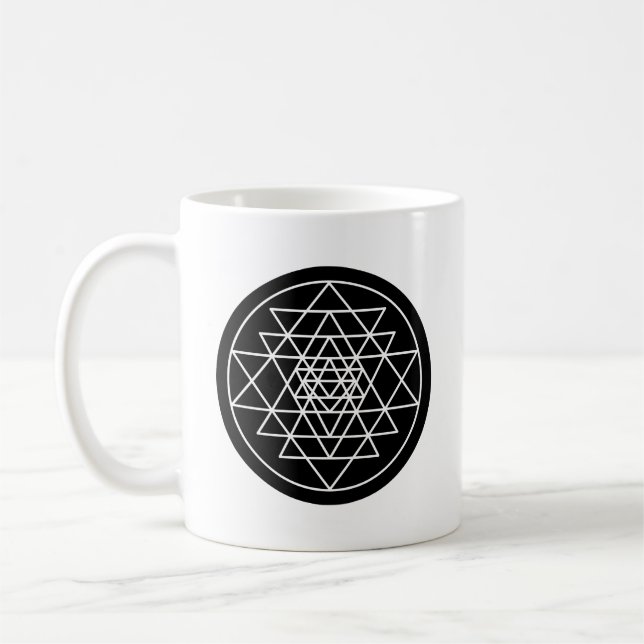 Sri Yantra Coffee Mug (Left)