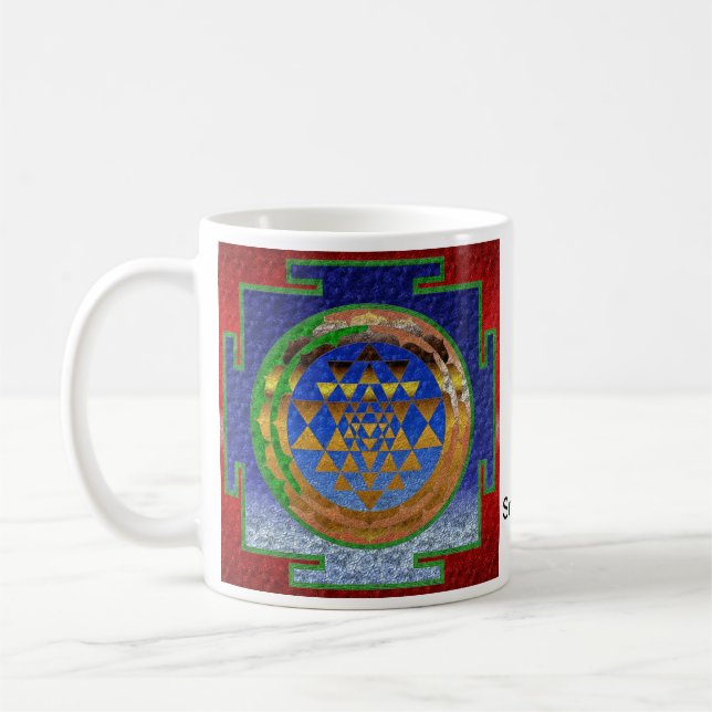 Sri Yantra Coffee Mug (Left)
