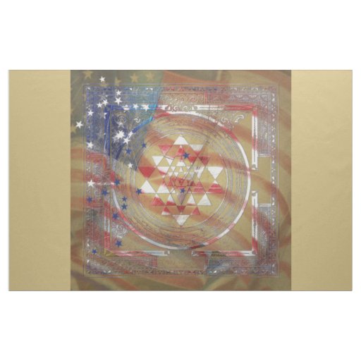 Sri Yantra for America - Fabric