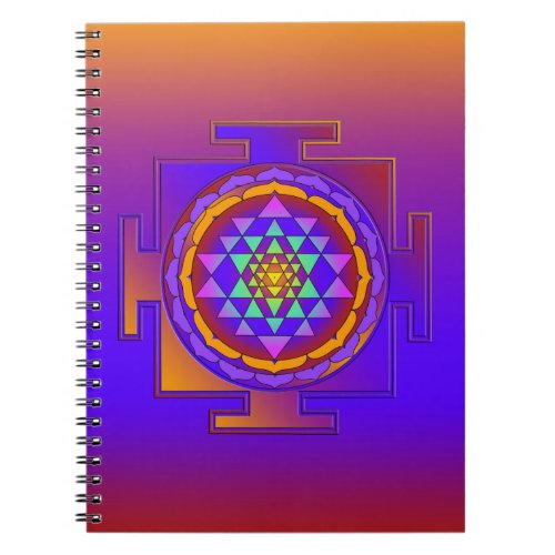 SRI YANTRA full colored  your ideas Notebook