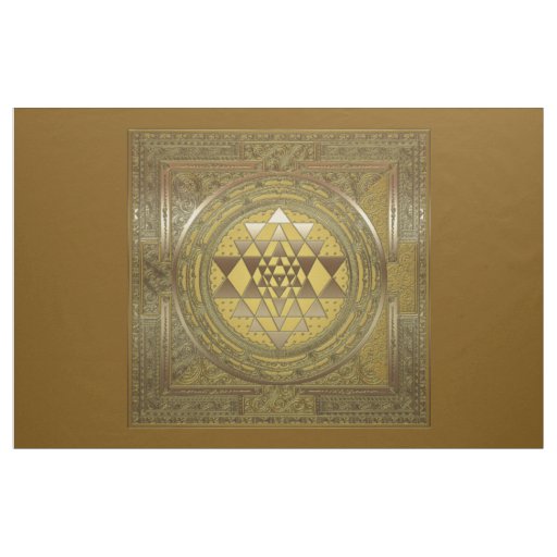 Sri Yantra Gold - Fabric