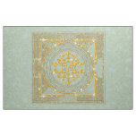 Sri Yantra Golden Glitter - Fabric